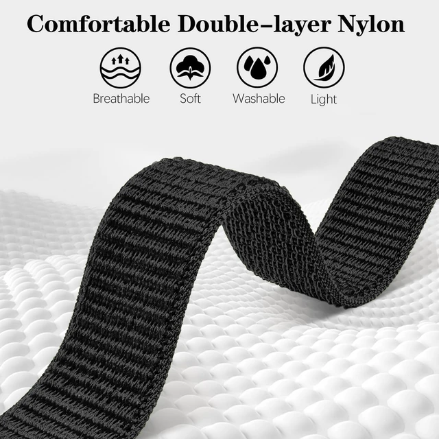 Alt view image 4 of 7 - 26mm QuickFit Sports Ankle/Arm Band Compatible with Garmin Fenix 8 51mm/7X/6X/6X Pro//5X/5X Plus/3/3 HR, Soft Nylon Bicep Strap for Instinct 3 50mm Band Men Women