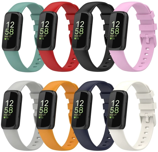 Main image of Compatible with Fitbit Inspire 3 Bands, Replacement Soft Silicone Watch Straps Soft Wristband for Fitbit Inspire 3 Fitness Tracker Women&Men