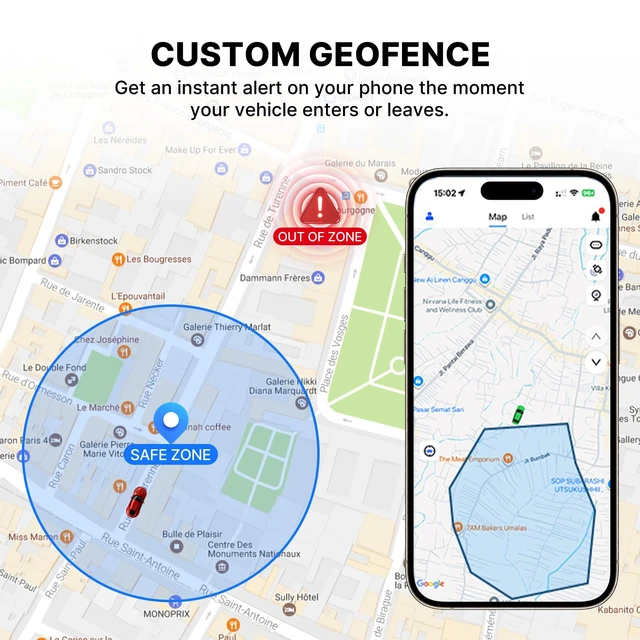 Alt view image 7 of 7 - GPS Tracker for Vehicles - Real-Time Tracking Device for Cars, Up to 60 Days of Battery Life, Magnetic & Waterproof Hidden Tracker Device, 180-Day Location Tracking (Subscription Required)