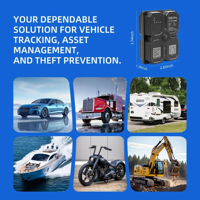 Alt view image 6 of 7 - GPS Tracker for Vehicles - Real-Time Tracking Device for Cars, Up to 60 Days of Battery Life, Magnetic & Waterproof Hidden Tracker Device, 180-Day Location Tracking (Subscription Required)