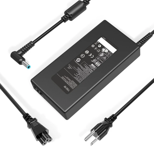 Main image of 150W AC Charger for HP ZBook 15 15u 15v G3 G4 G5 G6 ZBook Studio 15 G3 G4 G5 G6 OMEN x by HP 15 17 Create G7 Victus 16 Fury 15 17 G7 G8 ADP-150XB B 917677-003 Laptop Power Adapter Cord