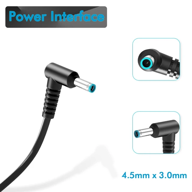 Alt view image 2 of 7 - 150W AC Charger for HP ZBook 15 15u 15v G3 G4 G5 G6 ZBook Studio 15 G3 G4 G5 G6 OMEN x by HP 15 17 Create G7 Victus 16 Fury 15 17 G7 G8 ADP-150XB B 917677-003 Laptop Power Adapter Cord