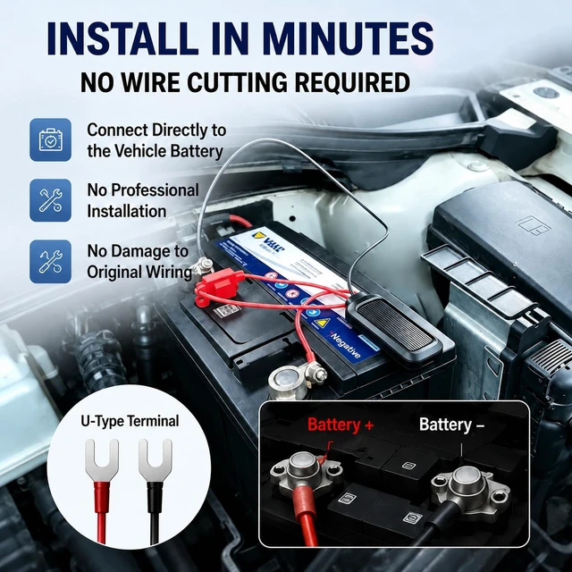 Alt view image 3 of 7 - Wired GPS Tracker for Vehicles, Real-Time Hidden Tracking Device for Cars Easy Installation Subscription Required Smart Safety Alerts Geofence Alerts Historical Routes Uninterrupted Tracking