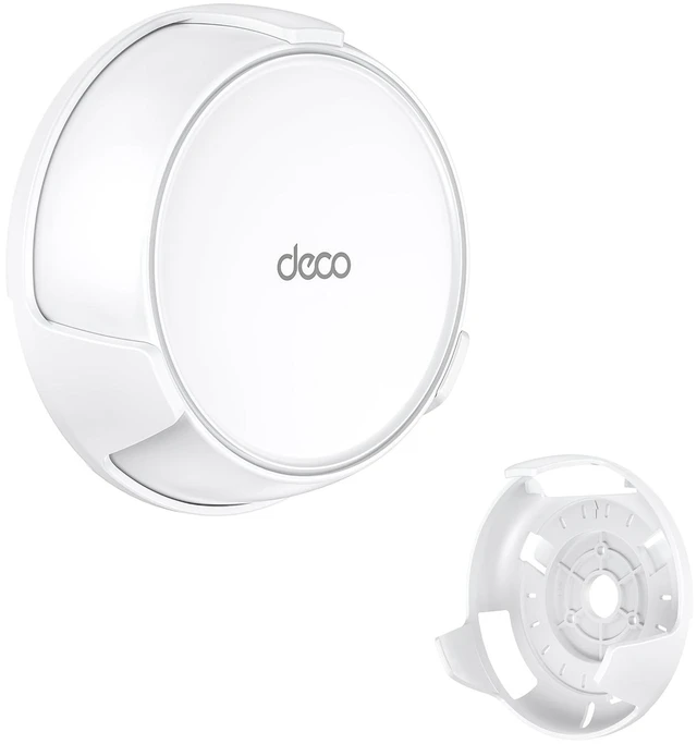 Main image of ® Wall Mount for TP-Link Deco BE23, BE25 WiFi 7 Mesh (1 Pack) Fits Deco BE25, BE23, BE26, BE3600, BE5000, WB7200, WB10800 & WB14400, ABS Space-Saving Bracket with Cable Management