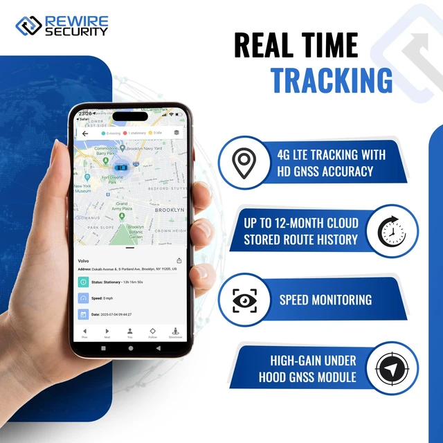 Alt view image 3 of 6 - DB3 4G OBD GPS Tracker, Plug & Play Vehicle Tracking Device Compact & Easy to Install, Portable Device for Cars, Trucks & Vans, Live Tracking, Low-Cost Subscription Plans