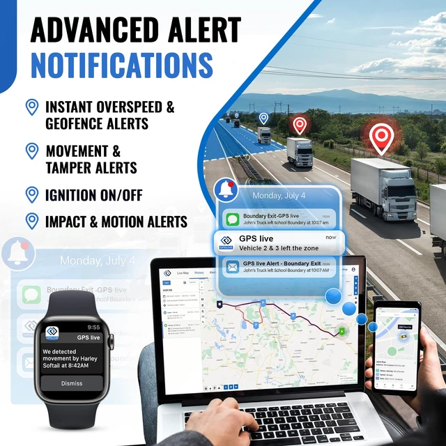Alt view image 4 of 6 - DB3 4G OBD GPS Tracker, Plug & Play Vehicle Tracking Device Compact & Easy to Install, Portable Device for Cars, Trucks & Vans, Live Tracking, Low-Cost Subscription Plans