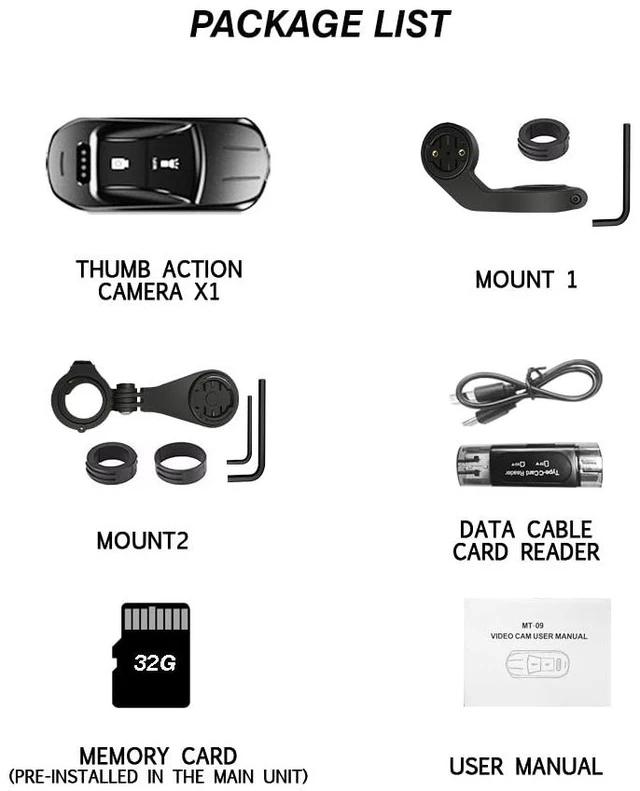 Alt view image 7 of 7 - Portable Mini Bike Camera Front/Rear with Gravity Anti-Shake, 7H Loop Recording Video Recorder, 2000mAh IPX6 Waterproof Small Pocket Cam for Cycling, Vlogging, Sports Travel Security Cam (Silver)