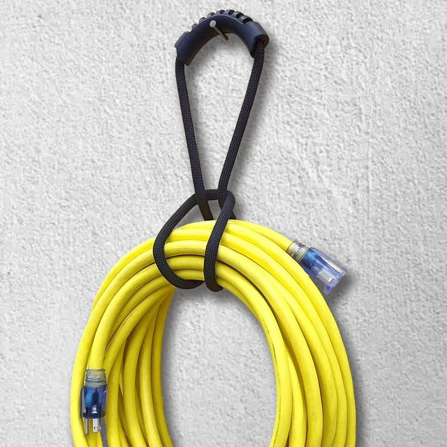 Alt view image 5 of 7 - 24-Inch Storage Straps 5-Pack, Extension Cord Organizer, RV Storage Vacuum Hose Holder Shop Storage, Air or Water Hose Organizer for your Home, Garage, Boat, RV and More Cable Straps