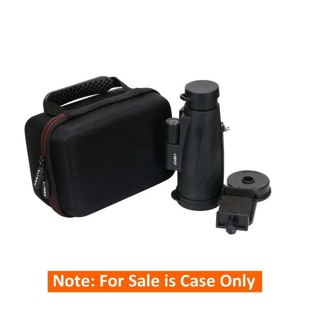Alt view image 7 of 7 - LTGEM Monocular Case Hard Carrying Case Compatible for Gosky 12X55 or Titan 12X50 or Pankoo 40X60 High Power Prism Monocular Telescope
