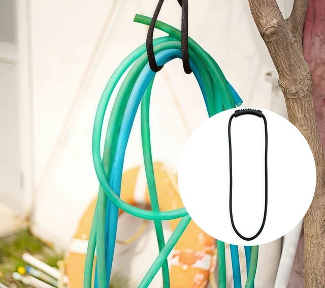 Alt view image 2 of 7 - 24-Inch Storage Straps 5-Pack, Extension Cord Organizer, RV Storage Vacuum Hose Holder Shop Storage, Air or Water Hose Organizer for your Home, Garage, Boat, RV and More Cable Straps
