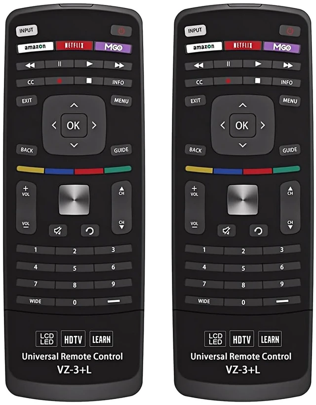 Main image of Vizio Remote Control for All VIZIO Smart TV Compatible with D, E, M, P, V, PX Series with Learning 2 Pack