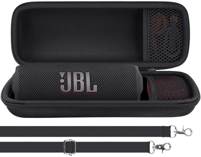 Main image of Hard Case for JBL Flip 7/6/5 Speaker, Black EVA case construction, Water-resistant design, Dust-resistant design, Protective case only