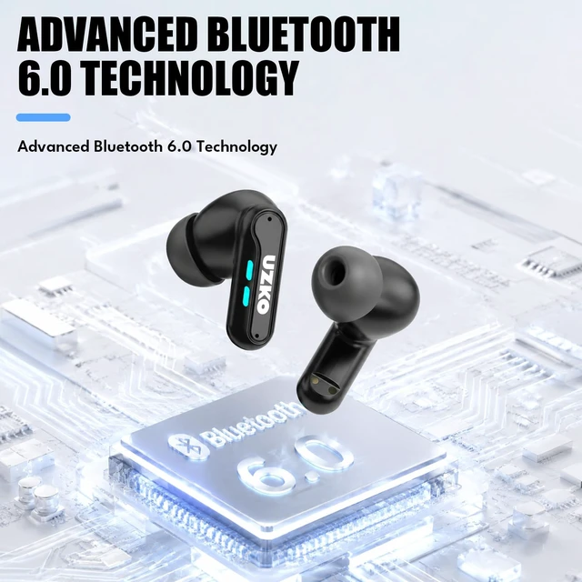Alt view image 2 of 7 - Wireless Earbuds Bluetooth 6.0 Light Weight in Ear Headphones