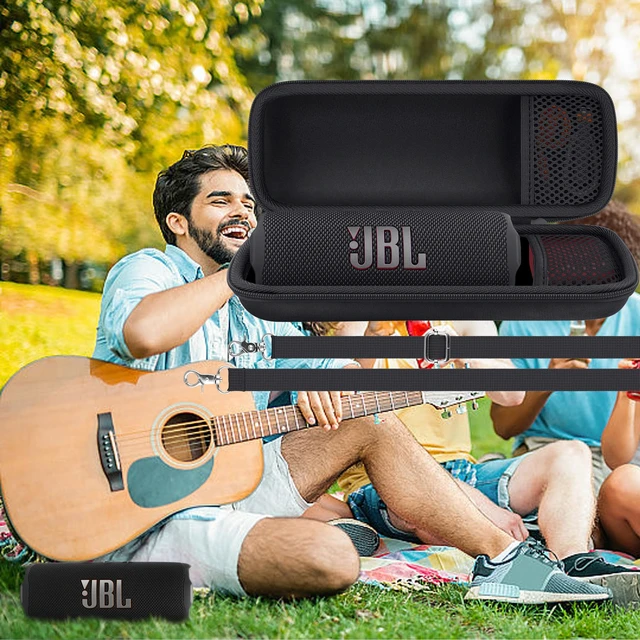Alt view image 4 of 7 - Hard Case for JBL Flip 7/6/5 Speaker, Black EVA case construction, Water-resistant design, Dust-resistant design, Protective case only