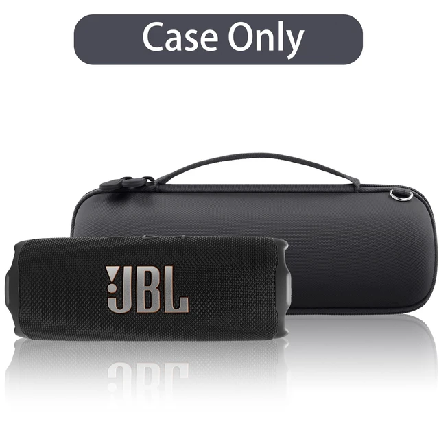 Alt view image 7 of 7 - Hard Case for JBL Flip 7/6/5 Speaker, Black EVA case construction, Water-resistant design, Dust-resistant design, Protective case only