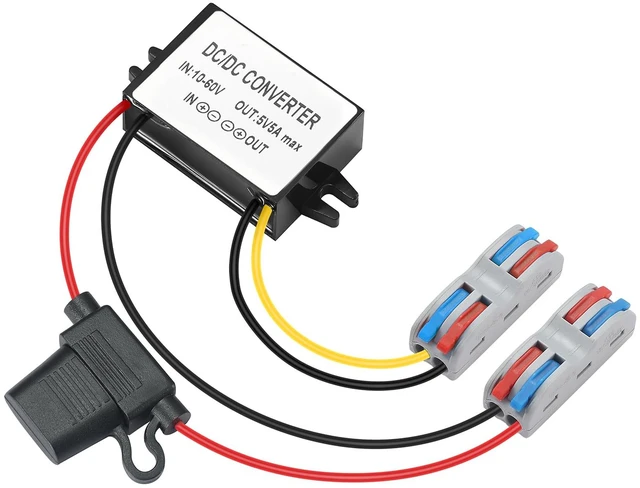 Main image of Industrial IP67 Waterproof DC-DC Converter 10-60V to 5V 5A 25W - Solar/Truck/Marine Voltage Regulator, Suitable for Harsh Environments - Dustproof/Shockproof