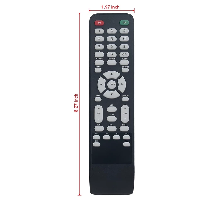 Alt view image 4 of 7 - RCS00001 Replace Remote Control fit for SANSUI LED TV SF4019N18 SLED2415 SLED2815 SLED3215 SLED3915 SLED4216 SLED4319 SLED5015 SLED5018 SLED5019 SLED5515 SLED5516 SLED6517