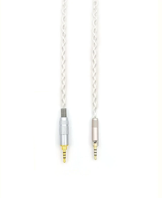 Alt view image 2 of 3 - Replacement Audio Cable with 2.5mm TRRS Balanced Male Compatible with Sennheiser HD598, HD598 SE, HD599, HD560s, HD579 Headphones 6N OCC Copper Silver Plated Cord