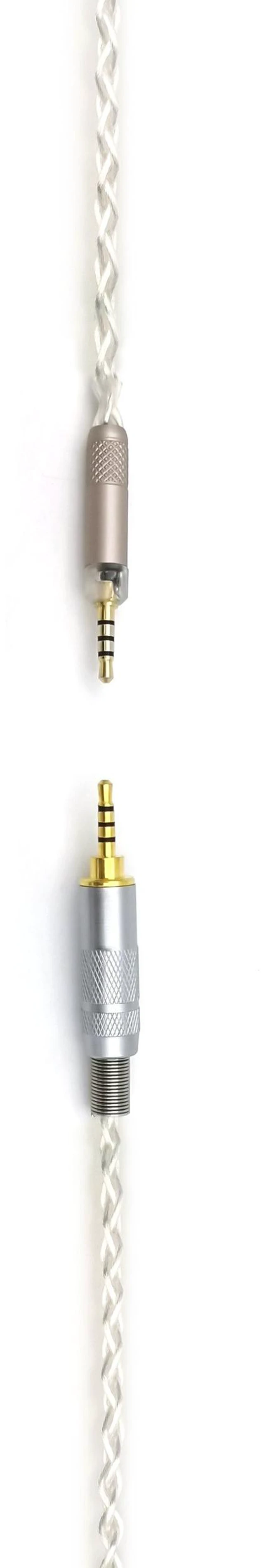 Alt view image 3 of 3 - Replacement Audio Cable with 2.5mm TRRS Balanced Male Compatible with Sennheiser HD598, HD598 SE, HD599, HD560s, HD579 Headphones 6N OCC Copper Silver Plated Cord