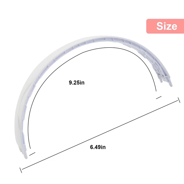 Alt view image 5 of 7 - Solo3 Headband Replacement Parts Accessories Solo2 Headband Repair Kit Compatible with Solo 3.0 Solo 2.0 Wireless Top HeadbandWhite