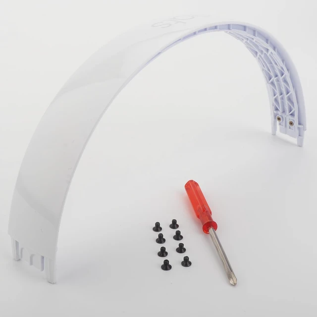 Alt view image 6 of 7 - Solo3 Headband Replacement Parts Accessories Solo2 Headband Repair Kit Compatible with Solo 3.0 Solo 2.0 Wireless Top HeadbandWhite