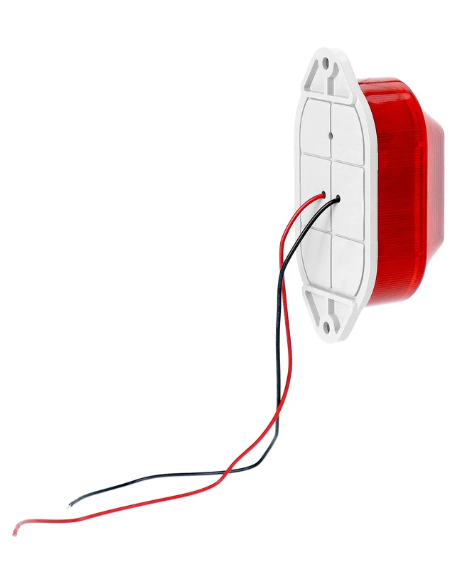 Alt view image 5 of 7 - 2 Pack AC 110V-250V Industrial Strobe Siren, 110dB Red Warning Light & Sound