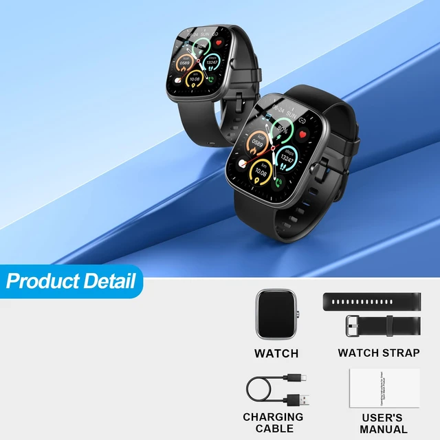 Alt view image 7 of 7 - Smart Watch for Men Women (Answer/Make Call), 2025 New 1.91" HD SmartWatch, Fitness Watch with 120+ Sport Modes, IP68 Waterproof, Heart Rate/Sleep Monitor, Pedometer, Activity Tracker for Android iOS