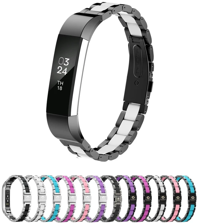 Main image of Compatible with Alta Bands Metal, Special Edition Replacement for Alta HR Stainless Steel Bands Adjustable Accessory Wristband Small Large for Alta Bracelet Women Men