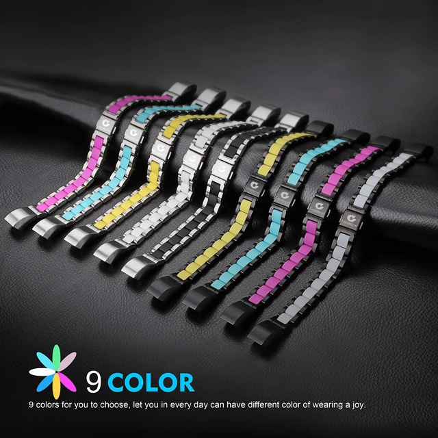 Alt view image 4 of 7 - Compatible with Alta Bands Metal, Special Edition Replacement for Alta HR Stainless Steel Bands Adjustable Accessory Wristband Small Large for Alta Bracelet Women Men