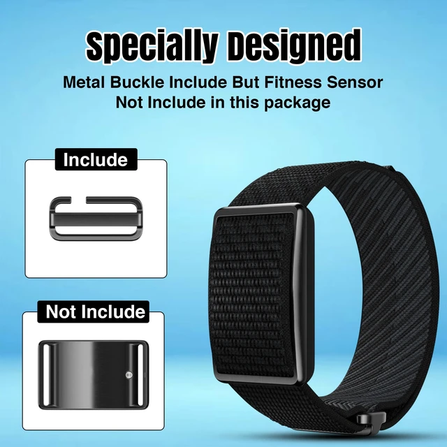 Alt view image 4 of 7 - Breathable Nylon Replacement Watch Band Compatible with Polar Loop Lightweight, Ideal for All Weather Use Sport Strap with Adjustable Hook & Loop Closure