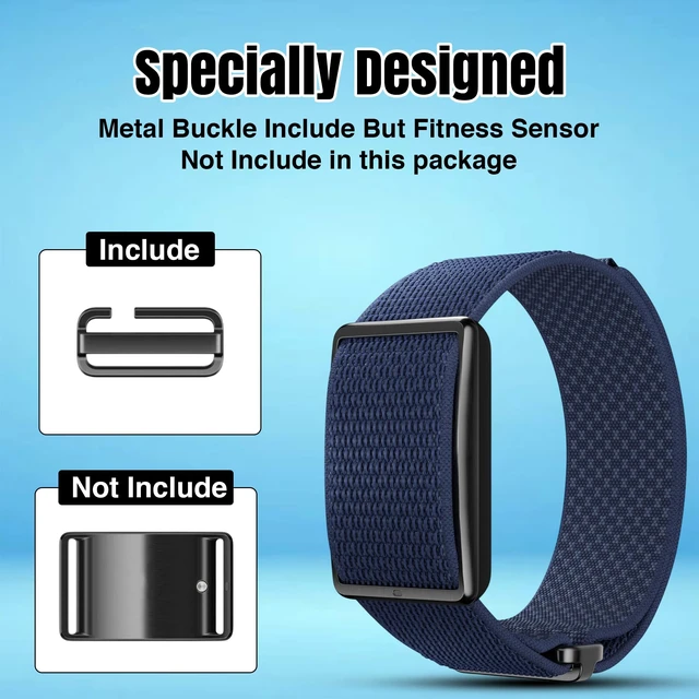 Alt view image 4 of 7 - Breathable Nylon Replacement Watch Band Compatible with Polar Loop Lightweight, Ideal for All Weather Use Sport Strap with Adjustable Hook & Loop Closure