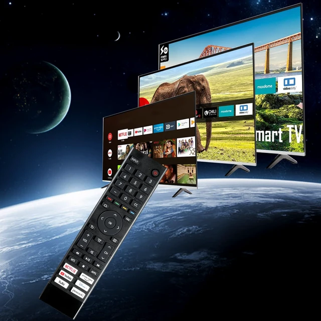 Alt view image 6 of 7 - Universal TV Remote Control Compatible with All Hisense 4K UHD Android Smart TV