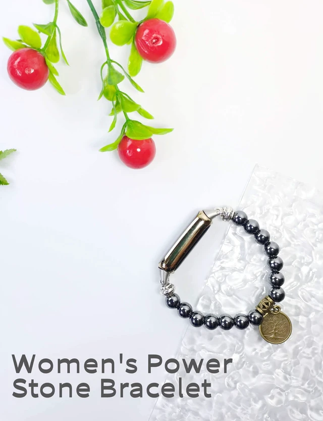 Alt view image 3 of 7 - Compatible with Fitbit Luxe Band Agate Natural Gemstone Beads Boho Bracelet for Women Energy Stones Healing Crystal Chakra Tree of Life Obsidian 6"-6½"