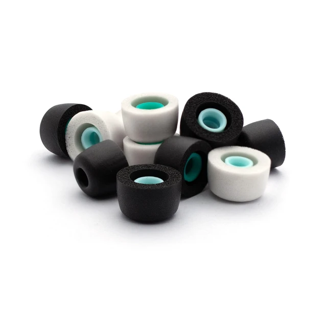 Alt view image 6 of 7 - Foam Ear Tips Replacement for Sony WF-C700N/ 710N/ C510/ C500, Gray Memory Foam Eartips, 3 Pairs (S/M/L)