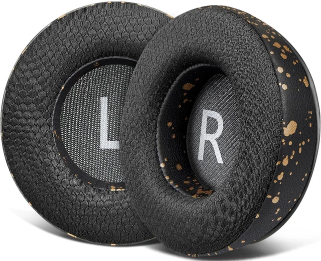 Main image of Earpads Replacement for AKG Pro Audio K845 K845BT K545 K540 K275 K267 K245 K182 K167 Headphones, Ear Pads Cushions with Noise Isolation Foam - 90mm MF Black Gold