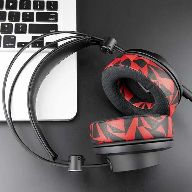 Alt view image 7 of 7 - Earpads Replacement for AKG Pro Audio K845 K845BT K545 K540 K275 K267 K245 K182 K167 Headphones, Ear Pads Cushions with Noise Isolation Foam - 90mm MF Red Storm