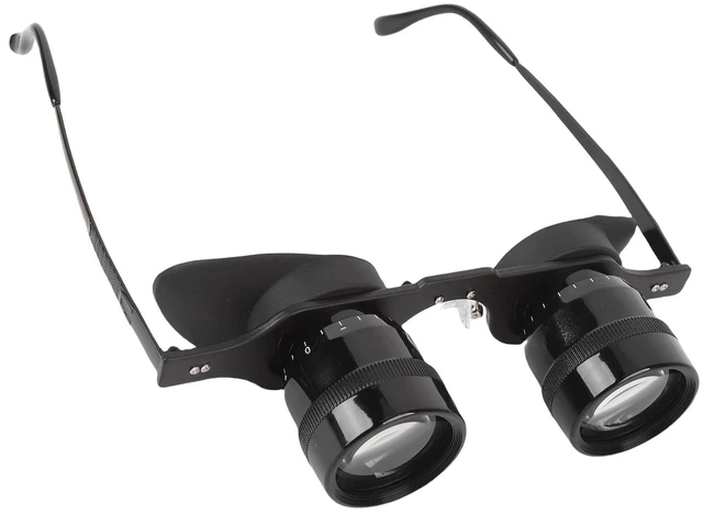 Main image of Hands Binocular Glasses for Fishing, 10x Zoom Opera Glasses HD Magnification with Coating, Independent Eye Focus & Anti - Glare
