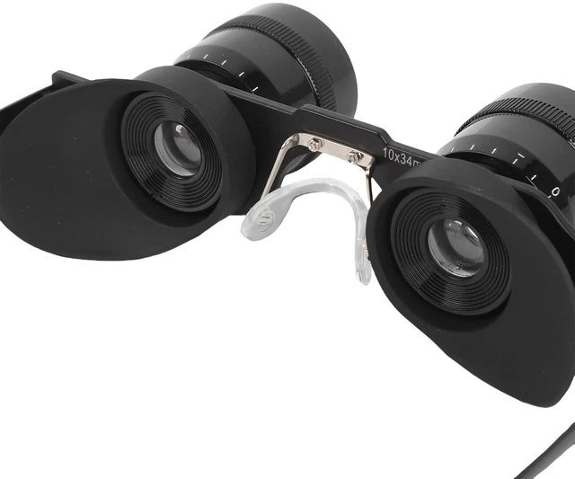 Alt view image 6 of 7 - Hands Binocular Glasses for Fishing, 10x Zoom Opera Glasses HD Magnification with Coating, Independent Eye Focus & Anti - Glare