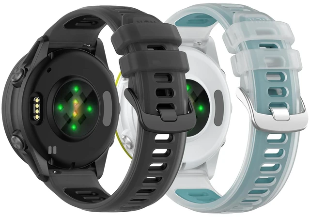 Main image of Jelly Silicone Band for Garmin Vivoactive 6/5/3,Forerunner 165/55/570 42mm Soft Sport Jelly Style Silicone Watch Straps for Men Women