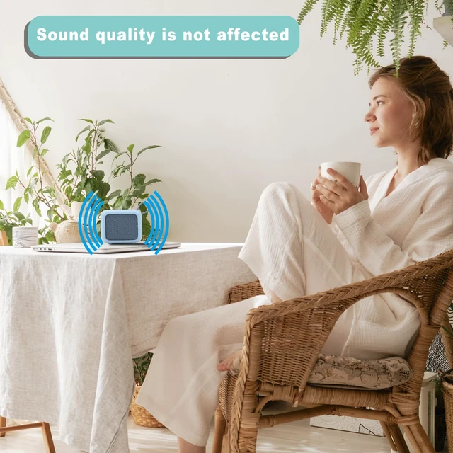 Alt view image 6 of 7 - Silicone Case for JBL Go 4, Go 4 Protective Cover, Travel Carrying Pouch w Anti-Dust Charging Cover Speaker Mount Strap (Blue)