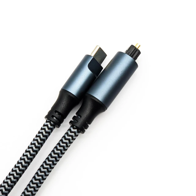 Alt view image 3 of 7 - C-TOSLINK USB C to Toslink Optical Cable Opt Male (3 Meters - 10 ft)