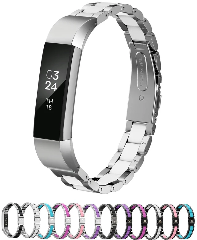 Main image of Compatible with Alta Bands Metal, Special Edition Replacement for Alta HR Stainless Steel Bands Adjustable Accessory Wristband Small Large for Alta Bracelet Women Men