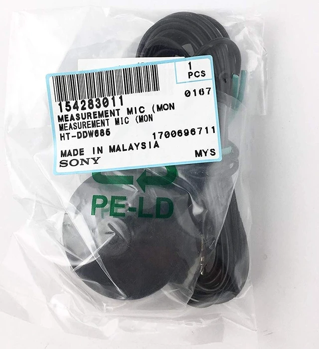 Alt view image 4 of 6 - New (4,5 Meter) Calibration Mic Measurement ECM-AC2 Microphone for STR-DG1000 STR-DN840 STR-DH520 STR-DH500 STR-DG910 STR-DG820 STR-DG720 STR-DG710 STR-DG600 STR-DG520 Supplied Part 154283011