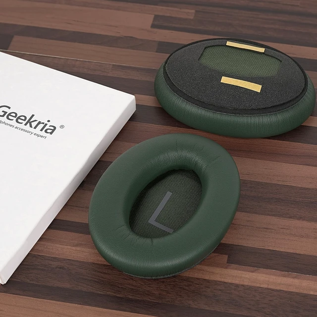 Alt view image 4 of 6 - Replacement Earpads for Bose QuietComfort QC45, QC35 II/35, QC25, QC15, QC SE, SoundTrue & SoundLink AE2 Headphones, Ear Cushion Repair Kit with Video Guide (Green)