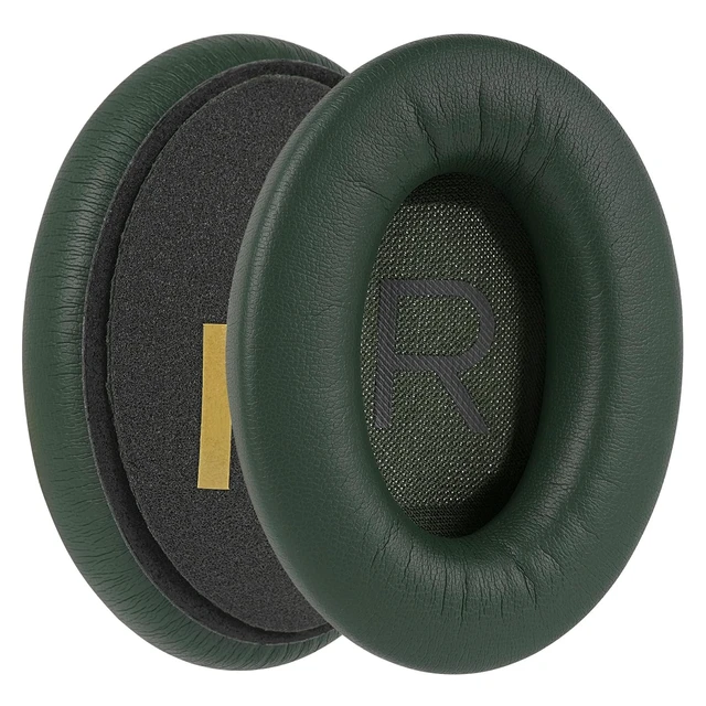 Alt view image 3 of 6 - Replacement Earpads for Bose QuietComfort QC45, QC35 II/35, QC25, QC15, QC SE, SoundTrue & SoundLink AE2 Headphones, Ear Cushion Repair Kit with Video Guide (Green)