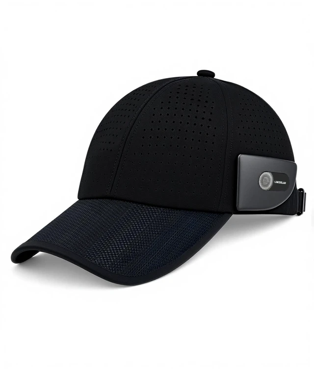Main image of Solar Bluetooth Smart Hat OpenEar Speaker Baseball Cap Waterproof golf music cap, running speaker hat, hiking headwear with audio, work outdoor solar cap, hands-free call baseball hat
