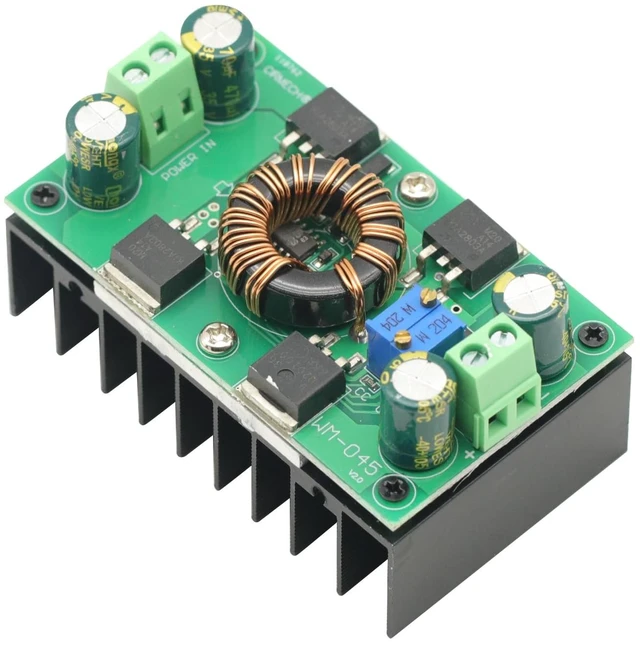 Alt view image 3 of 5 - 300W DC-DC Max 10A Automatic Step Up Step Down Boost Buck Converter 5V-30V to 1.25-30V Power Supply Module Voltage Regulator