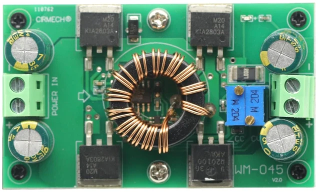 Alt view image 4 of 5 - 300W DC-DC Max 10A Automatic Step Up Step Down Boost Buck Converter 5V-30V to 1.25-30V Power Supply Module Voltage Regulator