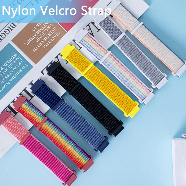 Alt view image 7 of 7 - 3 Pack Nylon Bands Compatible with XPLORA X5/X5 Play/XGO3/XGO2 Soft Nylon Quick Release Replacement Wristband Breathable Adjustable Multicolor