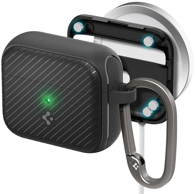 Main image of Mag Armor MagFit Designed for AirPods 3 Case (2021) MagSafe Charging Compatible, Magnets Embedded, Dual Layer Drop Protection - Matte Black